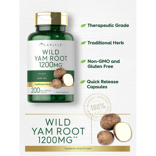 View 3 Raíz de Ñame Silvestre 1200mg | 200 Cápsulas