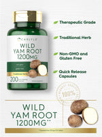 Load image into Gallery viewer, Wild Yam Root 1200mg | 200 Capsules
