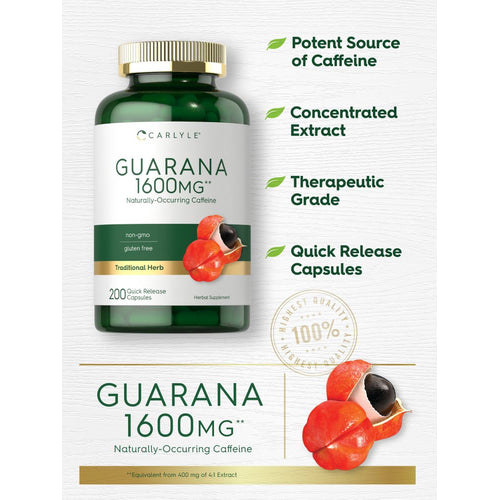 View 3 Guarana | 200 Capsules