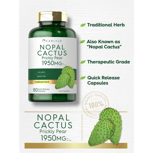 View 3 Prickly Pear 1950mg per serving | 180 Capsules