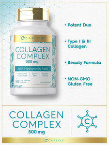 Collagen with Hyaluronic Acid | 90 Capsules