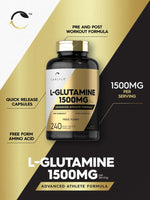 Load image into Gallery viewer, L Glutamine 1500mg | 240 Capsules

