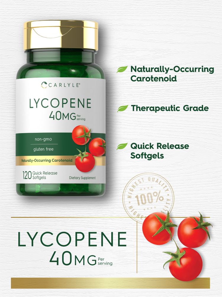 Lycopene 40mg per serving | 120 Softgels