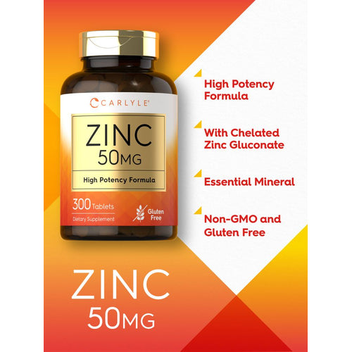 View 3 Zinc 50mg | 300 Tabletas