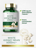 Load image into Gallery viewer, White Kidney Bean Carb Blocker 6000mg | 200 Capsules
