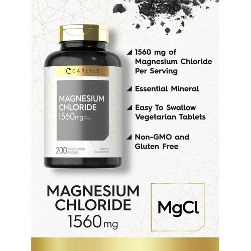 View 3 Magnesium Chloride 1560mg per serving | 200 Tablets