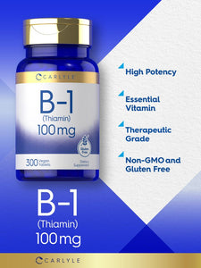 Vitamin B-1 100mg | 300 Tablets