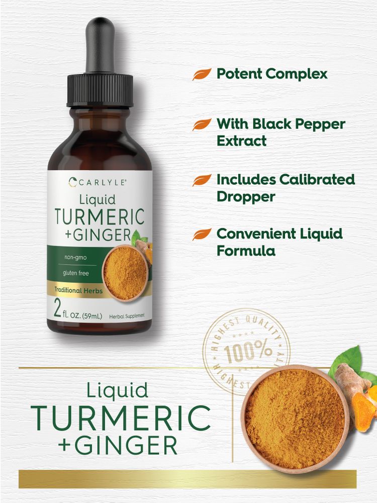 Liquid Turmeric and Ginger | 2oz