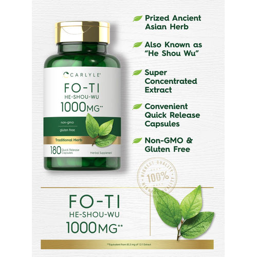 View 3 Fo-Ti Root | 180 Capsules