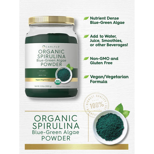View 10 Spiruline Algue Bleu-Vert | Poudre 2.2lbs