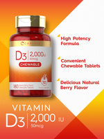 Load image into Gallery viewer, Vitamin D-3 2000IU | 180 Tablets
