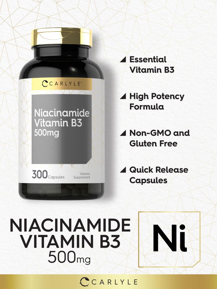 Niacinamida 500mg | 300 Cápsulas