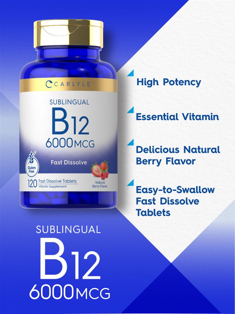 Vitamin B-12 6000mcg |120 Tablet