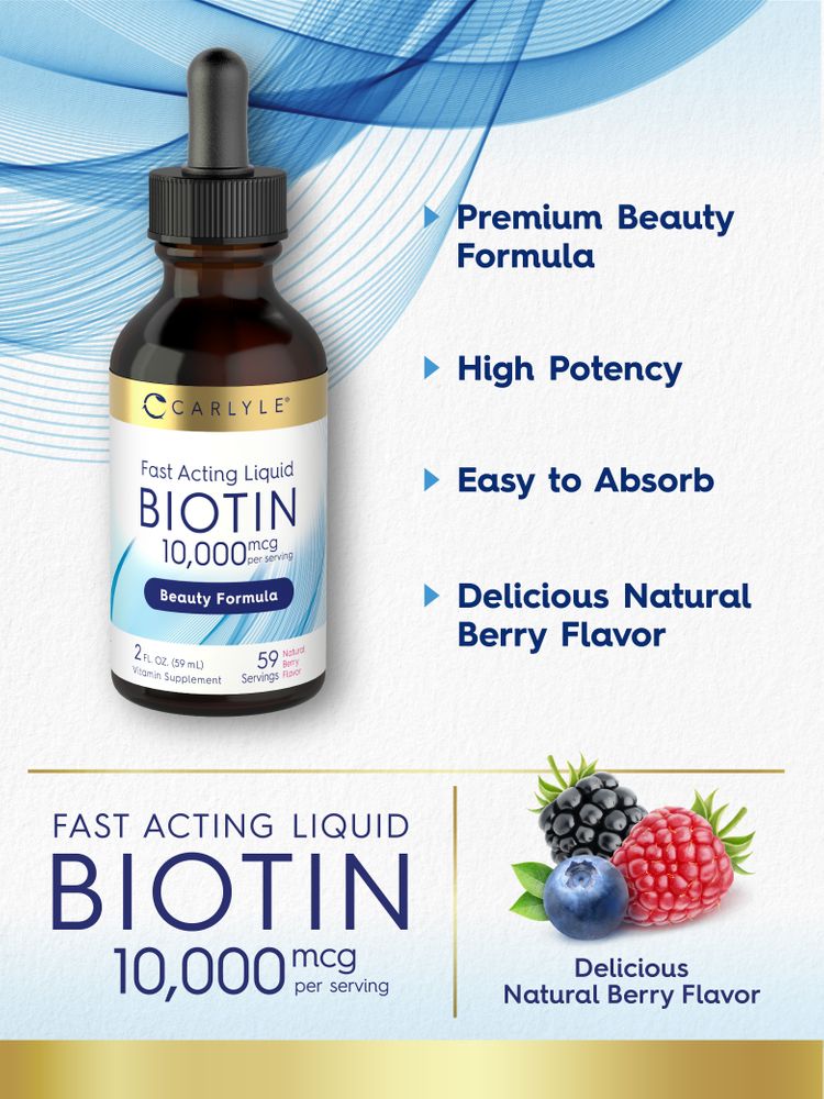 Biotin 10000 mcg | 2 oz Flüssigkeit