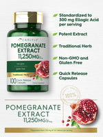 Load image into Gallery viewer, Pomegranate Extract 11250mg | 100 Capsules
