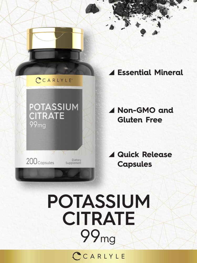 Potassium Citrate 99mg | 200 Capsules