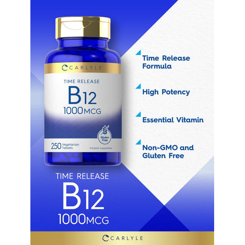 View 3 Vitamina B-12 1000mcg | 250 Tabletas