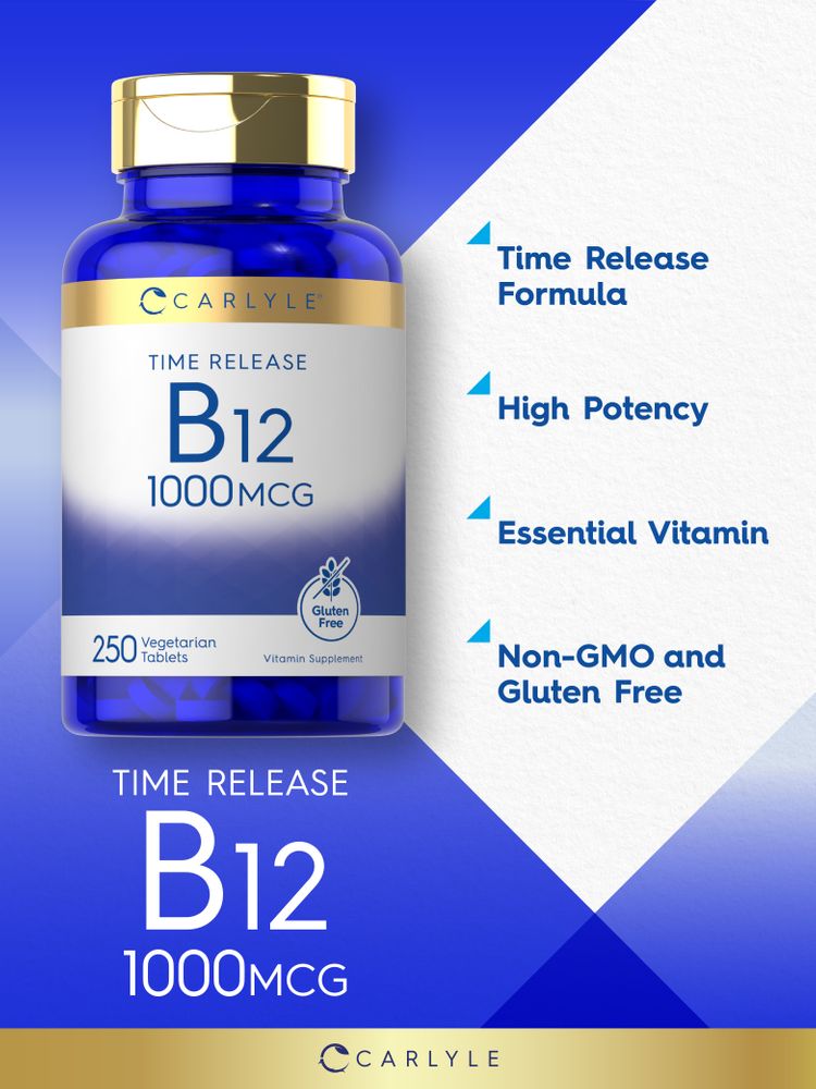 Vitamine B-12 1000 mcg | 250 Comprimés