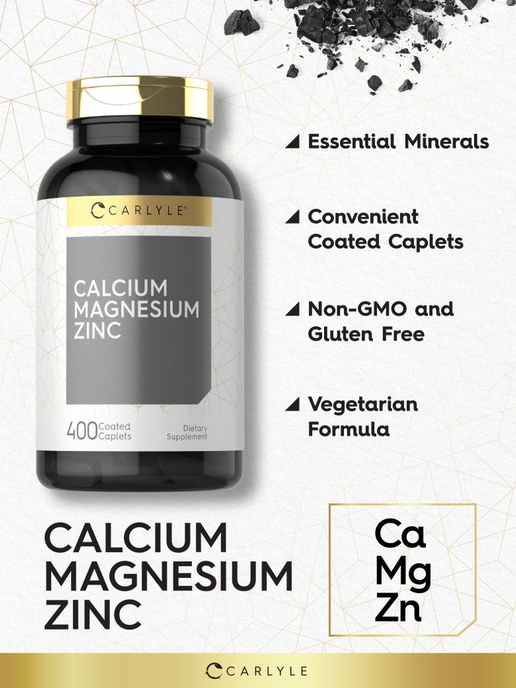 Calcium Magnesium Zinc | 400 Caplets