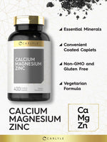 Load image into Gallery viewer, Calcium Magnesium Zinc | 400 Caplets
