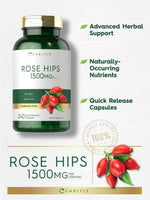 Load image into Gallery viewer, Rose Hips 1500mg | 240 Capsules
