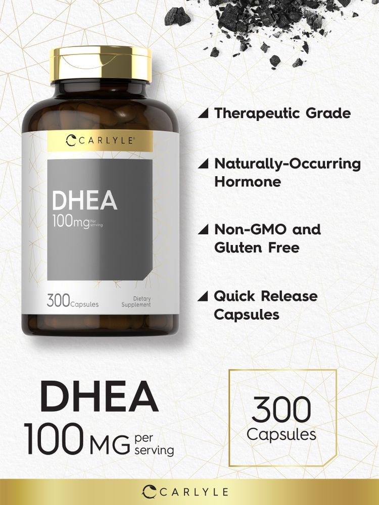 DHEA 100mg por porção | 300 Cápsulas