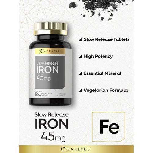View 3 Hierro 45mg | 180 Tabletas
