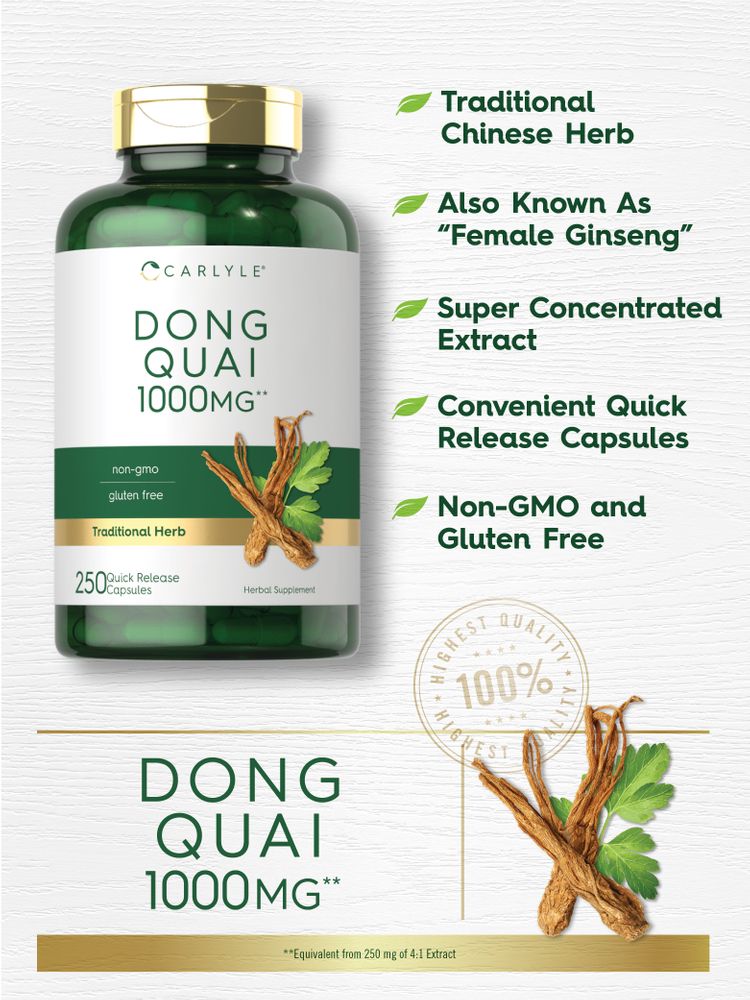 Dong Quai 1000mg | 250 Gélules