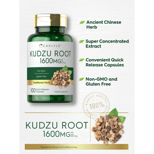 View 3 Raíz de Kudzu 1600mg por porción | 100 Cápsulas