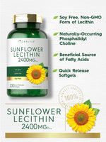 Load image into Gallery viewer, Sunflower Lecithin 2400mg | 200 Softgels
