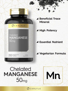 Manganese 50mg | 200 Tablets