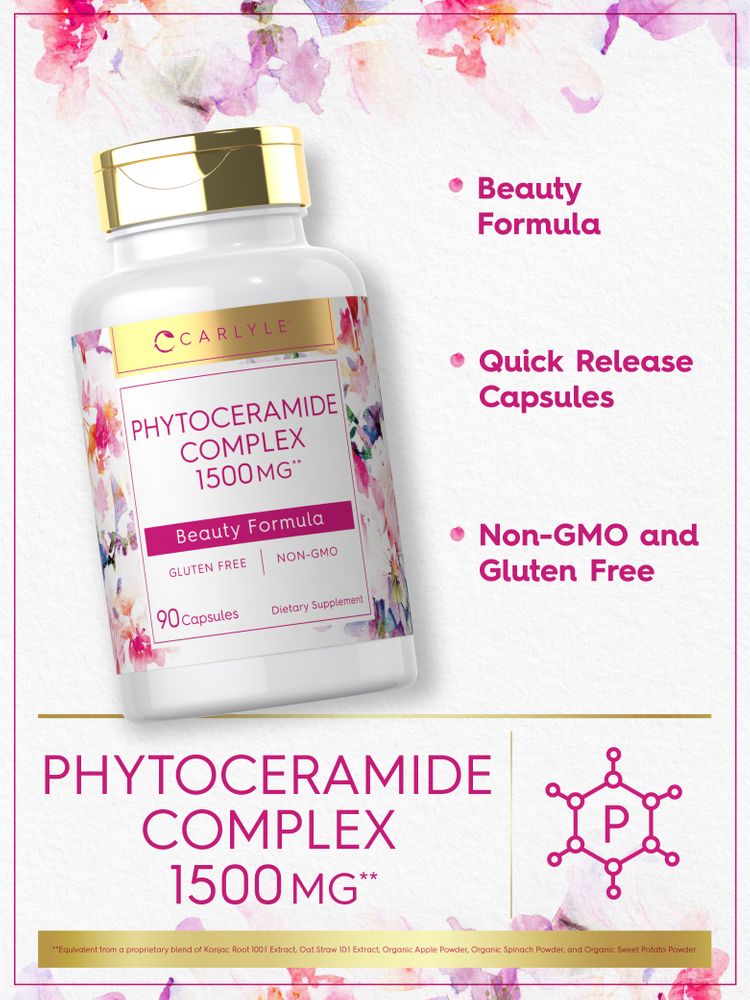 Complexe de Phytocéramides 1500mg | 90 Capsules