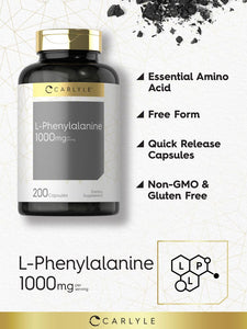 L Phenylalanine 1000mg | 200 Capsules