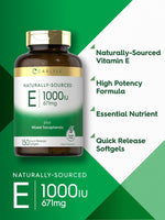 Load image into Gallery viewer, Vitamin E plus Mixed Tocopherols | 1000 IU (671mg) | 150 Softgels
