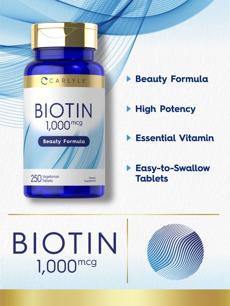 Biotine 1000 mcg | 250 Comprimés