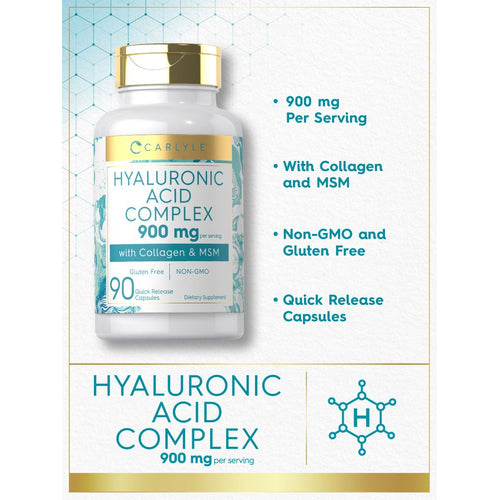 View 3 Colágeno con Ácido Hialurónico 900mg por porción | 90 Cápsulas