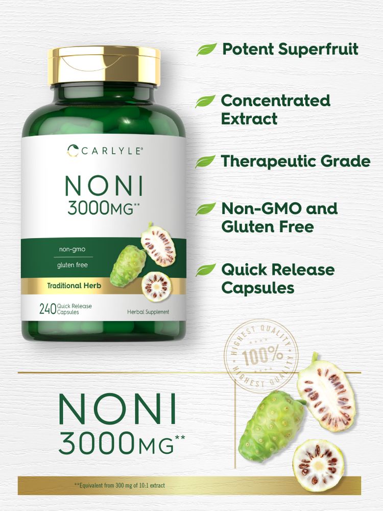 Noni 3000mg | 240 Cápsulas