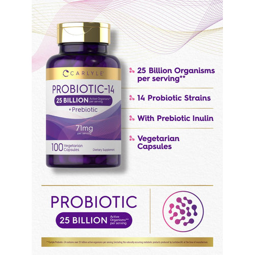 View 3 Pre & Probiotics 25 Billion CFU per serving | 100 Capsules