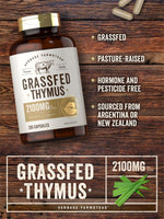 Load image into Gallery viewer, Grass Fed Beef Thymus 2100mg | 200 Capsules
