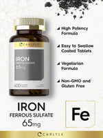 Load image into Gallery viewer, Iron Ferrous Sulfate 65mg | 400 Tablets

