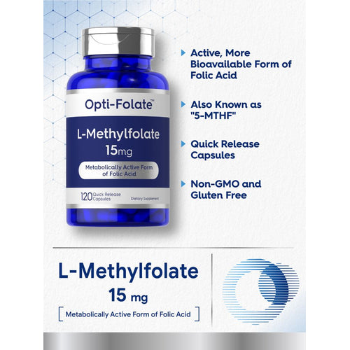 View 3 L-Methylfolate 15mg | 120 Capsules