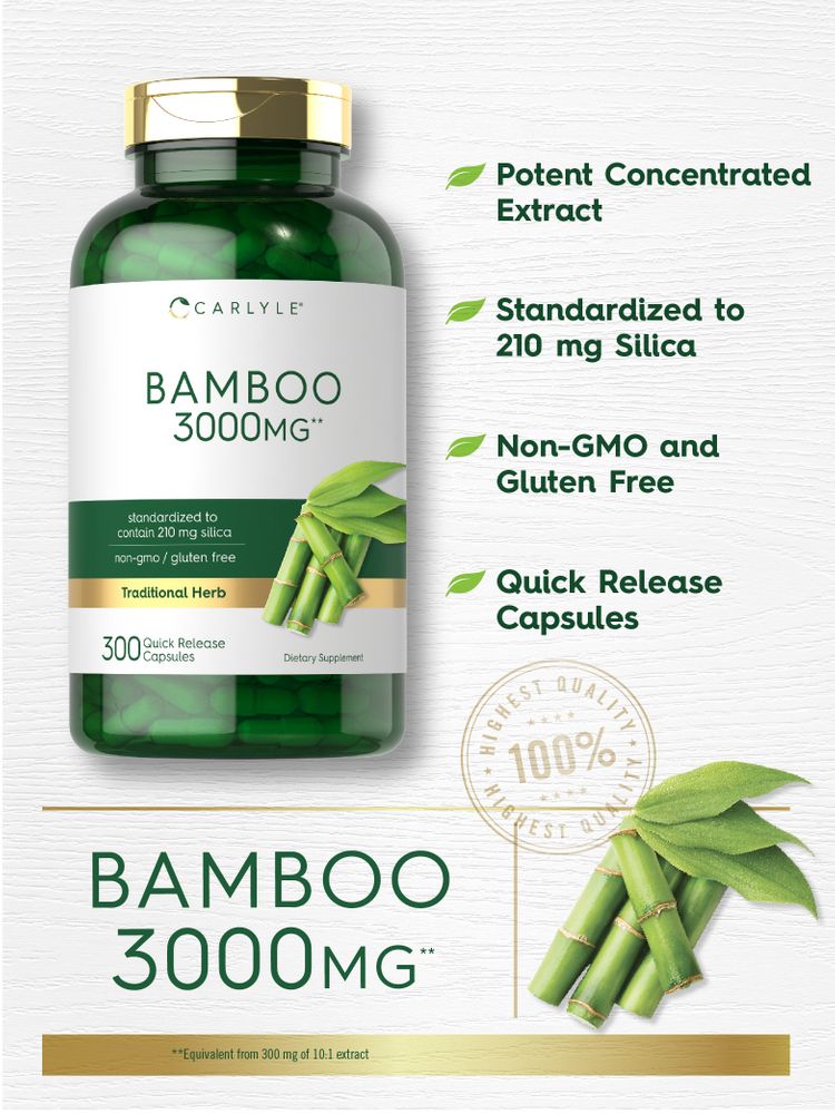 Bambus 3000 mg | 300 Kapseln