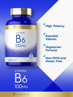 Load image into Gallery viewer, Vitamin B6 100 mg | 500 Tablets
