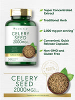 Load image into Gallery viewer, Celery Seed Extract 2000mg | 240 Capsules
