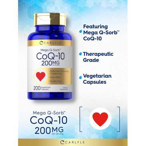 View 3 Co Q10 200mg por porção | 200 Cápsulas