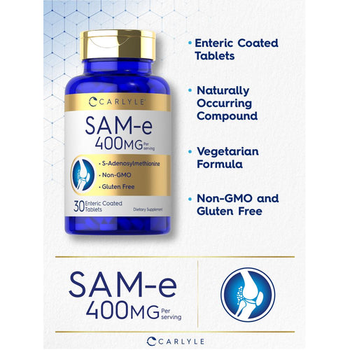 View 3 SAM-e 400mg por porción | 30 tabletas