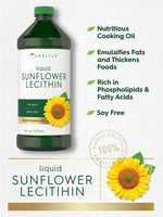 Load image into Gallery viewer, Sunflower Lecithin Liquid | 2 Pack | 16 Fl Oz Bottles
