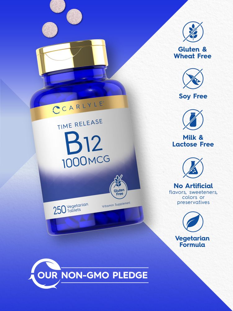 Vitamine B-12 1000 mcg | 250 Comprimés