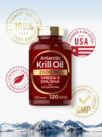 Load image into Gallery viewer, Antarctic Krill Oil 2000mg | 120 Softgels
