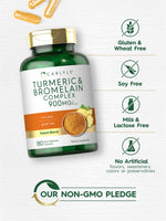 Load image into Gallery viewer, Turmeric Curcumin Complex with Bromelain 900mg | 180 Capsules
